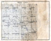 Greene County Map, Iowa State Atlas 1930c